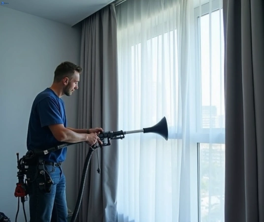 Professional drapes cleaning process tools Matty Curtain Cleaning alexandria-nsw